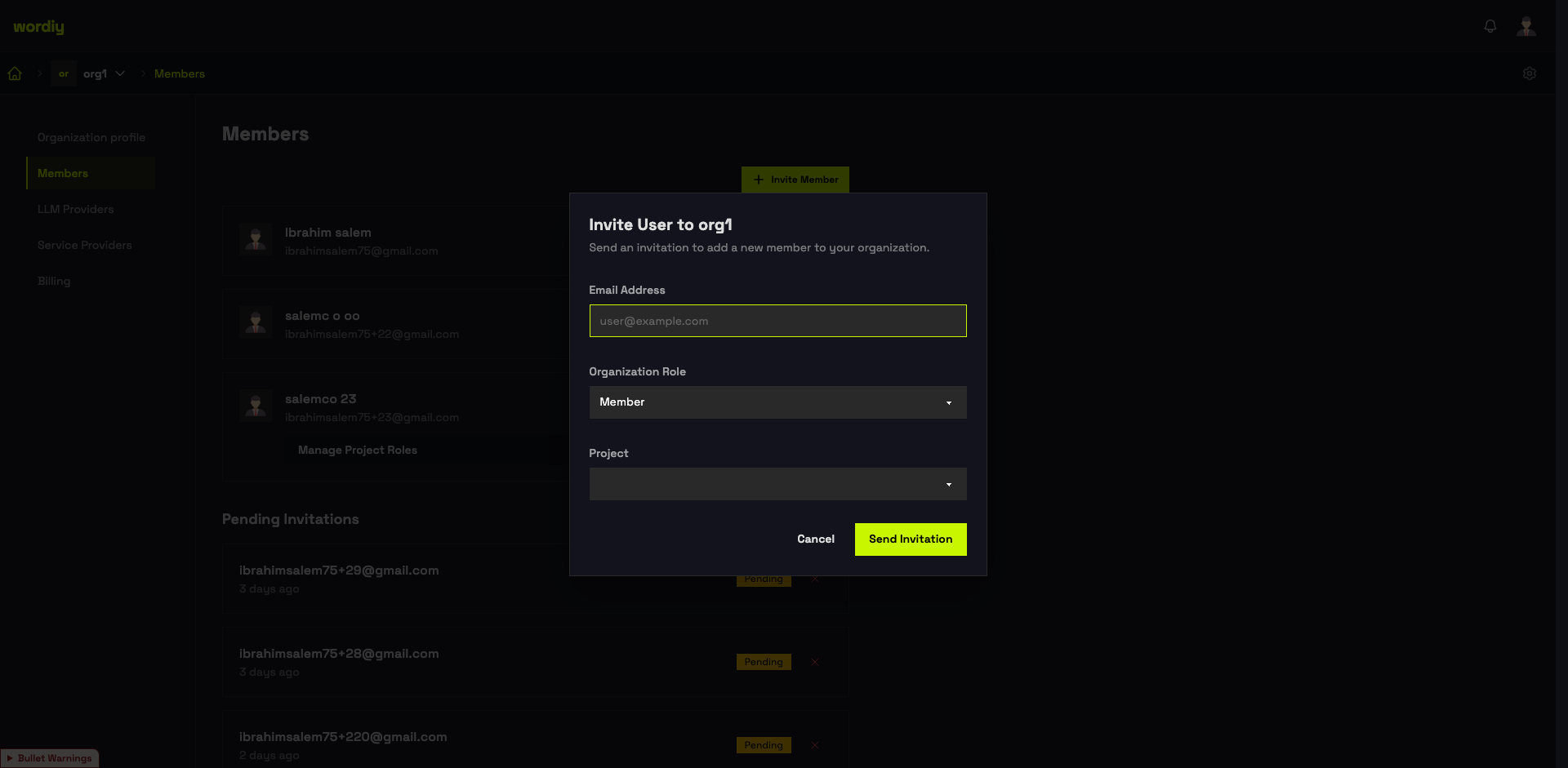 Invite Form